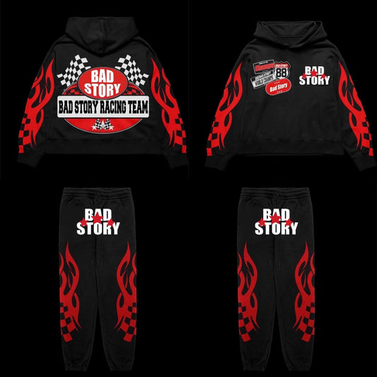 Racing cars bad story sweatsuits